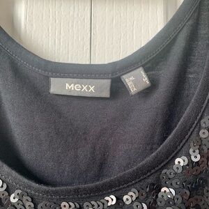 Mexx Black Sequin Tank Top